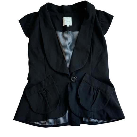 Mason Jackets & Blazers - Mason by Michelle Mason Blazer Vest Black Size 8